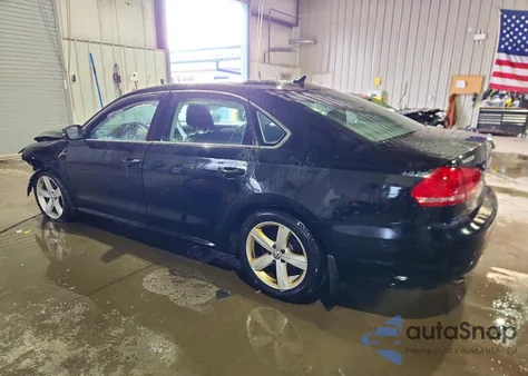 2015 Volkswagen Passat S из США, поврежденный, VIN 1VWAT7A32FC120884